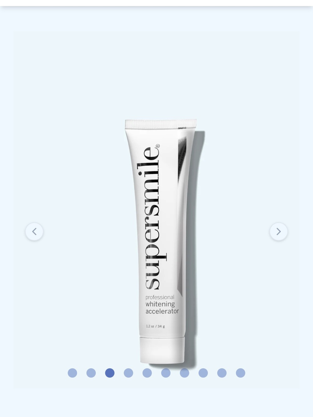 Supersmile Professional Whitening Accelerator.